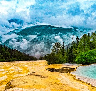 黄龙风景名胜区 - 世界自然遗产